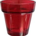 καντηλοκουπα κοκκινη απλη με χειλος