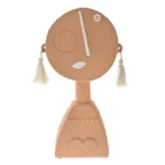 77076 μπεζ κεραμικο διακοσμητικο