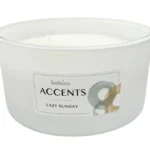 Κερί σε γυάλινο σκεύος - Lazy Sunday - Βιολέτα με Ροδοπέταλα & Άνθη Λεβάντας