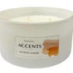 Κερί σε γυάλινο σκεύος - Lounge Luxury - Άρωμα λουλουδιού & Κεχριμπάρι