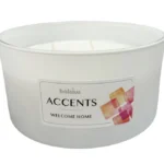 Κερί σε γυάλινο σκεύος - Welcome Home - Λευκά Άνθη & Πατσουλί