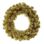 Χριστουγεννιάτικο στεφάνι χρυσό - 50εκ