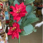 Κλαδί Αλεξανδρινό με πρασινάδα με 2 άνθη/κλαδί