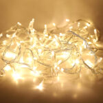 Φωτάκια χριστουγεννιάτικα 100 - Λευκό θερμό - Διαφανές καλώδιο