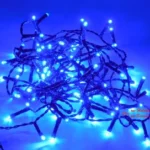Φωτάκια χριστουγεννιάτικα 100 - Μπλε - Πράσινο καλώδιο