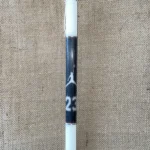 Λευκή οβάλ λαμπάδα με ντεκουπάζ Jordan