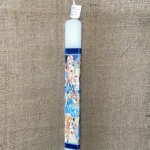 Λευκή πλακέ λαμπάδα με Bluey