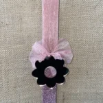 Σάπιο μήλο στρογγυλή αρωματική λαμπάδα, μισή ιριζέ, με plexiglass καθρέφτη λουλούδι