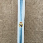 Λευκή πλακέ αρωματική λαμπάδα με θέμα Real Madrid