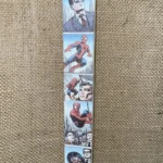 Λευκή πλακέ αρωματική λαμπάδα με θέμα Spiderman