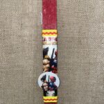 Κόκκινη πλακέ αρωματική λαμπάδα με Deadpool & Wolverine