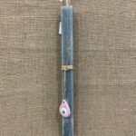 Πετρόλ τετράγωνη αρωματική λαμπάδα με διακοσμητικό κεραμικό ροζ ματάκι