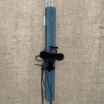 Πετρόλ τετράγωνη λαμπάδα με plexiglass αεροπλάνο