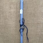 Μπλε στρογγυλή λαμπάδα με μεταλλικό αυτοκίνητο