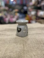 Αρωματιστής γκρι με λουλούδι και καρδιά