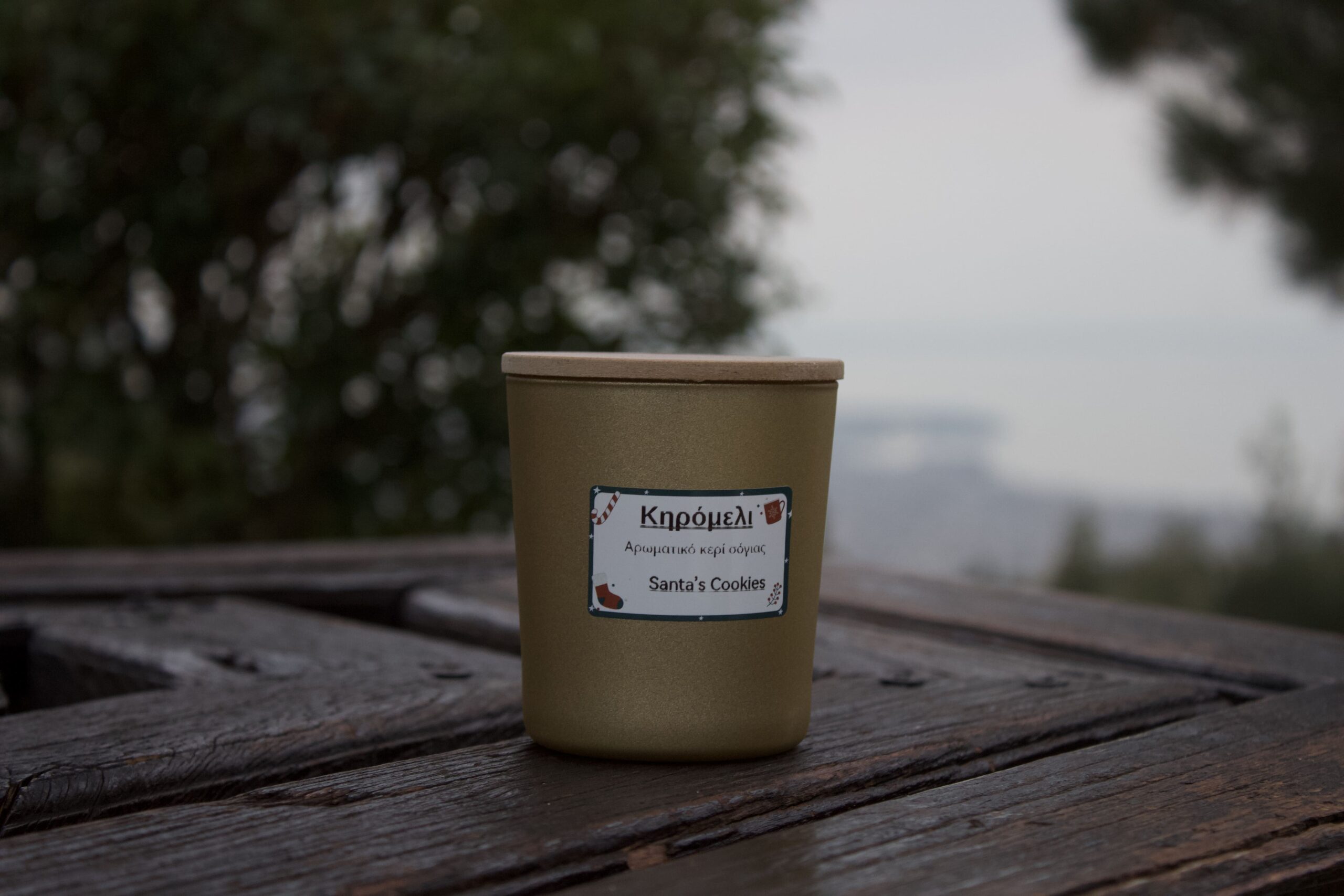 IMG_9808 Αρωματικό κερί σόγιας με άρωμα ''Santa's Cookies'' - Image 1