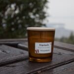 Αρωματικό κερί σόγιας με άρωμα ''Μελομακάρονο''