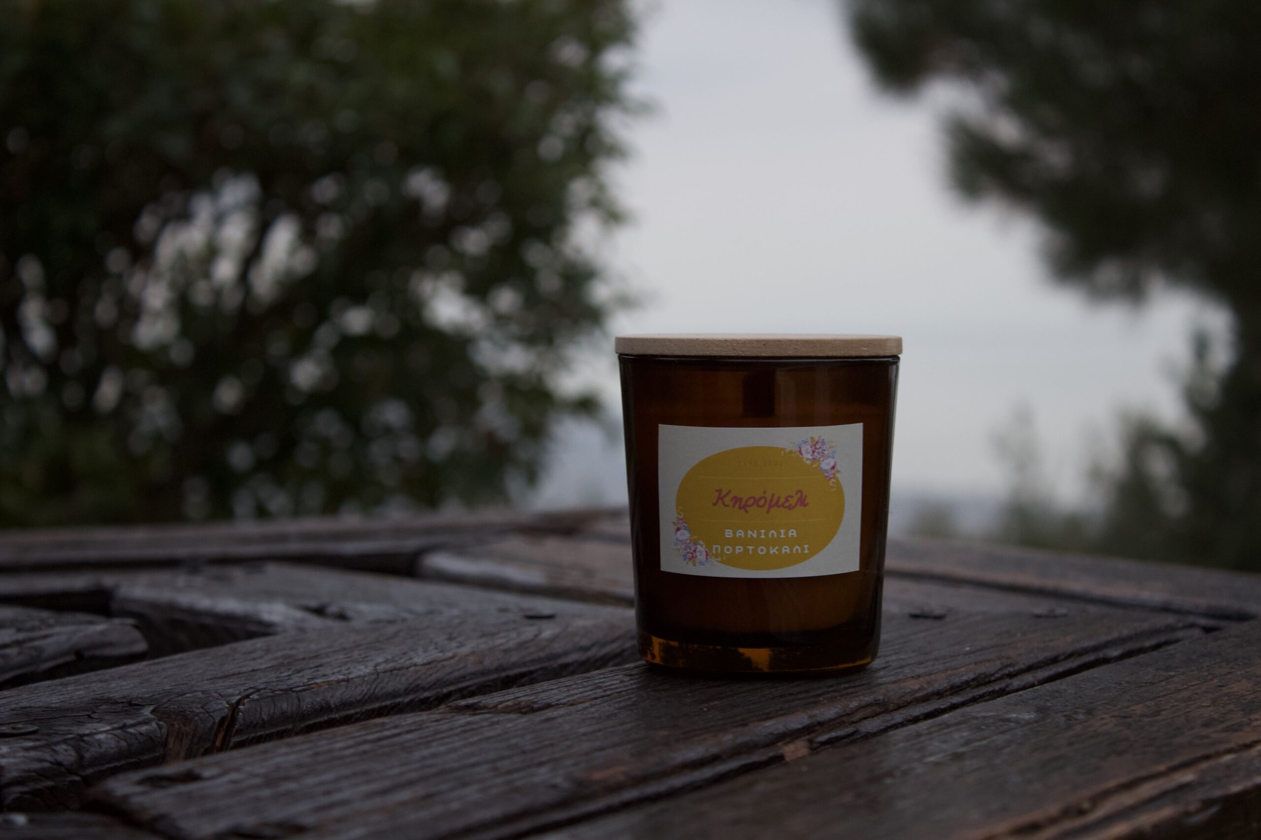 IMG_9833 Αρωματικό κερί σόγιας με άρωμα ''Βανίλια & Πορτοκάλι'' - Image 1