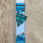 Λευκή πλακέ λαμπάδα με μπρελόκ Minecraft-σχέδιο 2