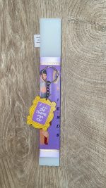 Λευκή πλακέ λαμπάδα με ''Τα φιλαράκια'' - Friends