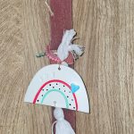 Σάπιο μήλο πλακέ λαμπάδα με κεραμικό ουράνιο τόξο