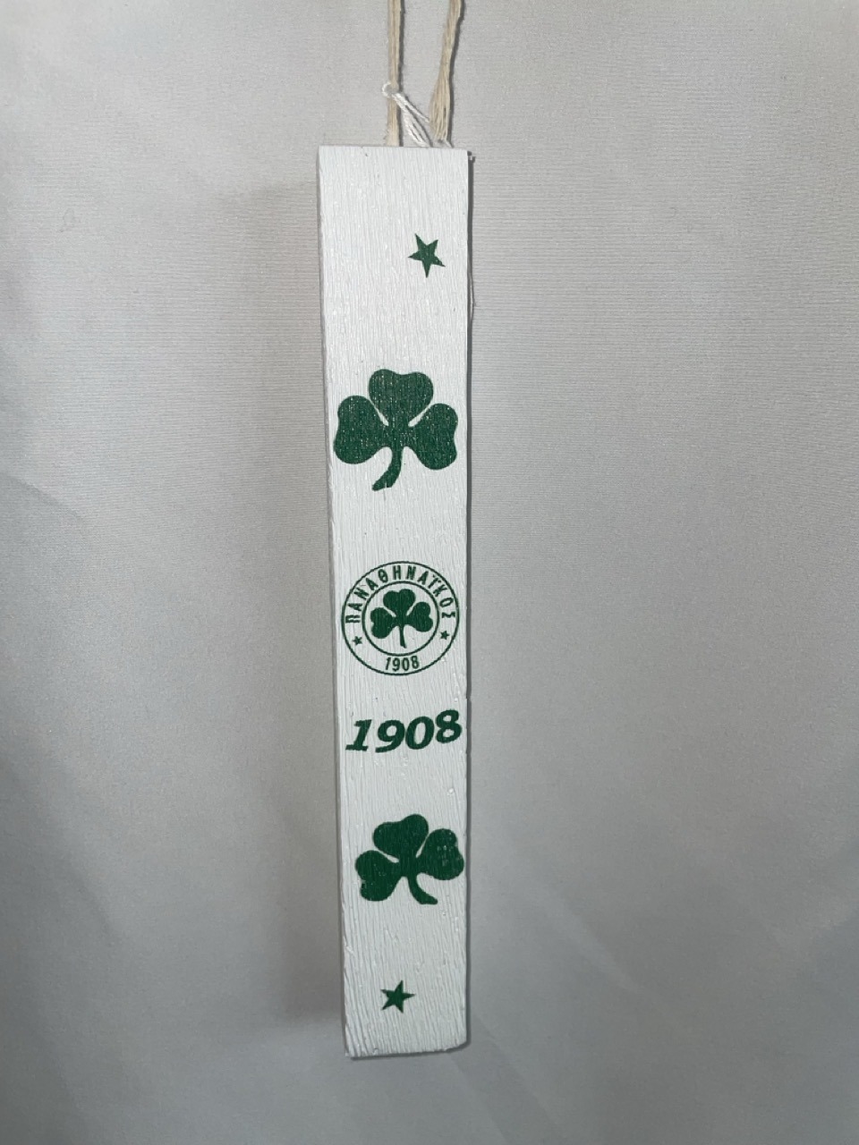 IMG_1219 – μεγάλη Πλακέ λευκή λαμπάδα ΠΑΟ - Image 1