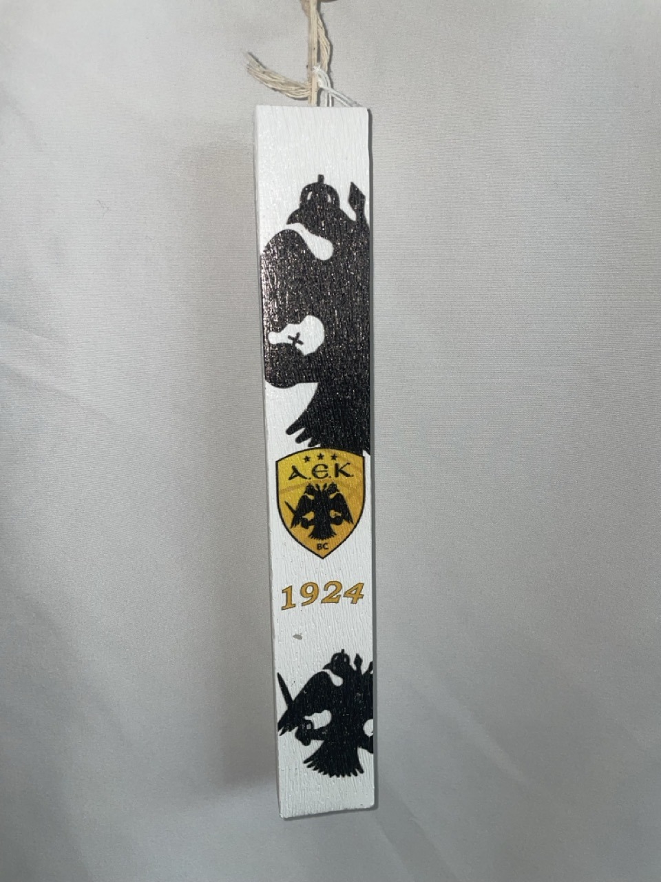 IMG_1221 – μεγάλη Πλακέ λευκή λαμπάδα ΑΕΚ - Image 1