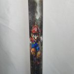 Πλακέ λευκή λαμπάδα SUPER MARIO