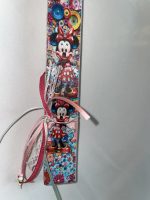 Πλακέ λευκή λαμπάδα με Minnie σε μινιατούρα plexiglass - Image 2